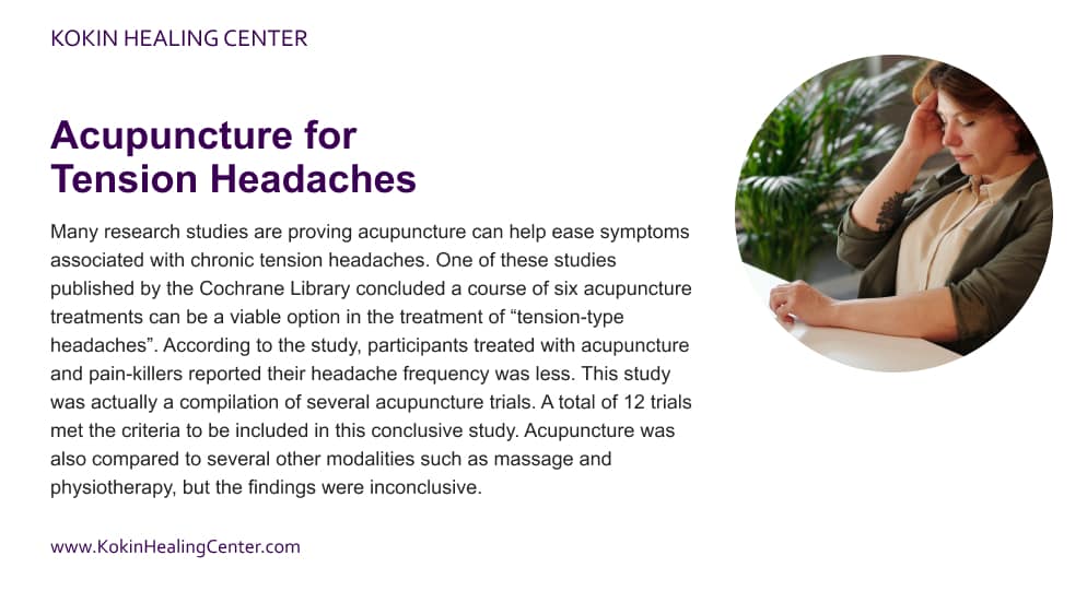Acupuncture for Tension Headaches