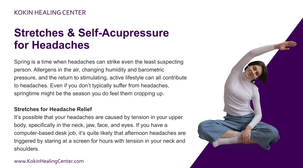 Stretches & Self-Acupressure for Headaches