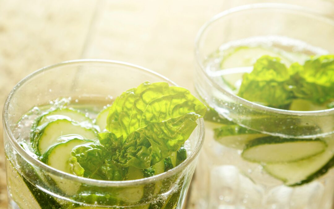 Cooling Cucumber and Mint Detox Water