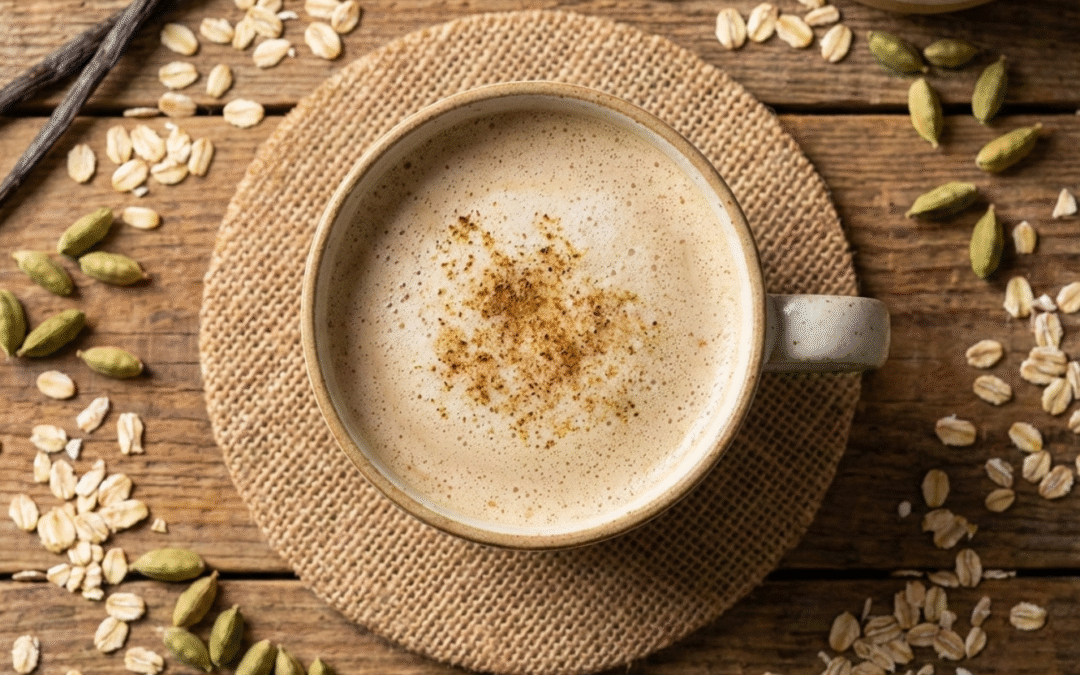 Warm Cardamom Oat Milk