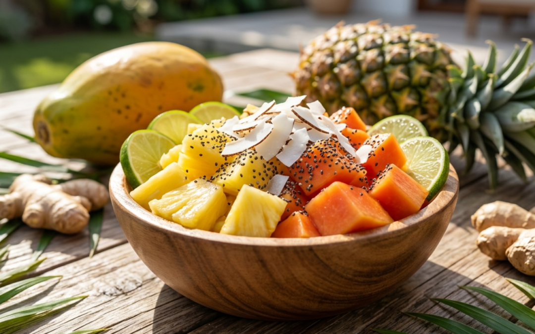 Pineapple Papaya Digestive Bowl
