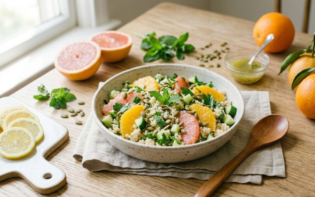 Minted Citrus Quinoa Salad
