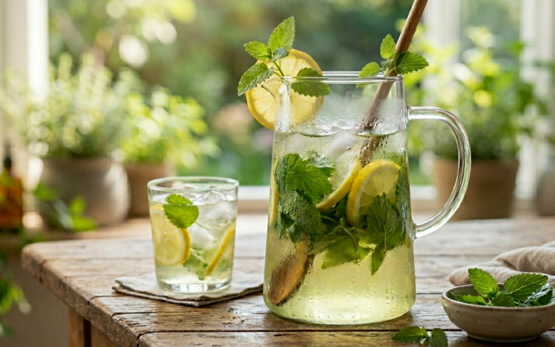 Lemon Balm Iced Infusion