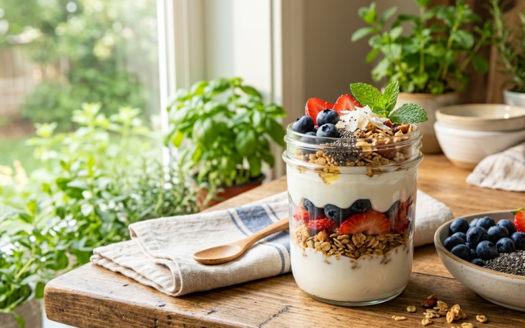 Probiotic Coconut Yogurt Parfait