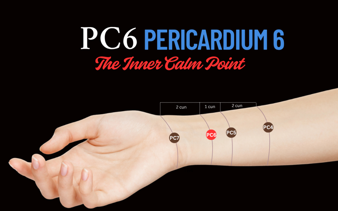 Pericardium 6 (PC6) – “The Inner Calm Point”